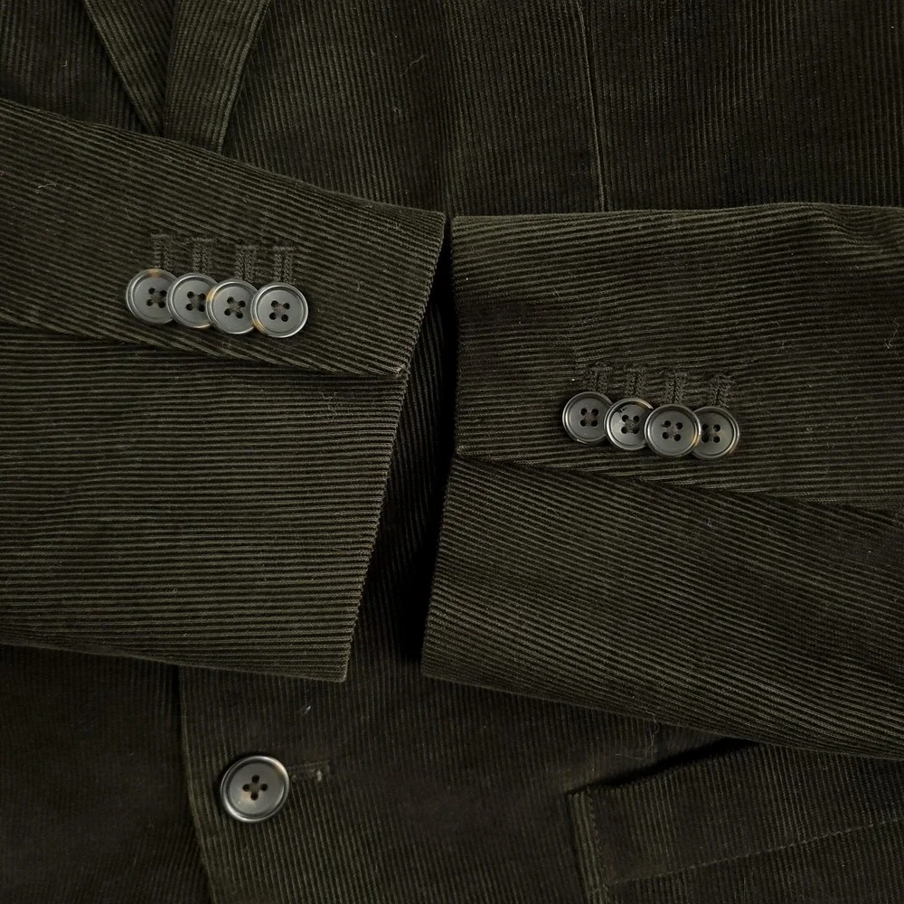 Banana Republic Blazer Mens 42 Brown‎ Corduroy Slim Fit Sport Coat Jacket